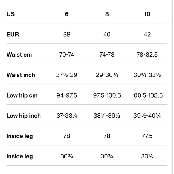 *NWT* H&M ‘EDITION’ COLLECTION CREASED WIDE LEG FULL LENGTH JEANS SZ US 8 - Picture 10 of 14